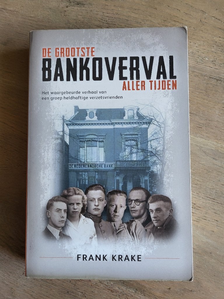 De Grootste Bankoverval Aller Tijden - Frank Krake, Ophalen of Verzenden, Zo goed als nieuw, Frank Krake