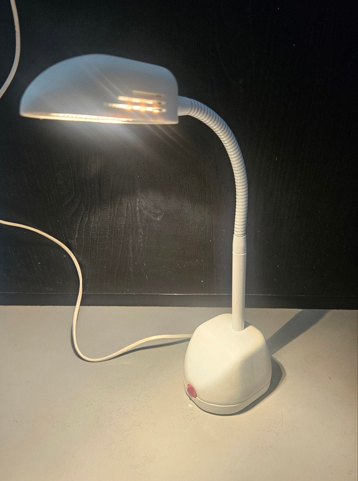 Vintage Brama Milano Bureaulamp Jaren 80 Postmodern, Wit, Ophalen of Verzenden, Bureaulamp, Design