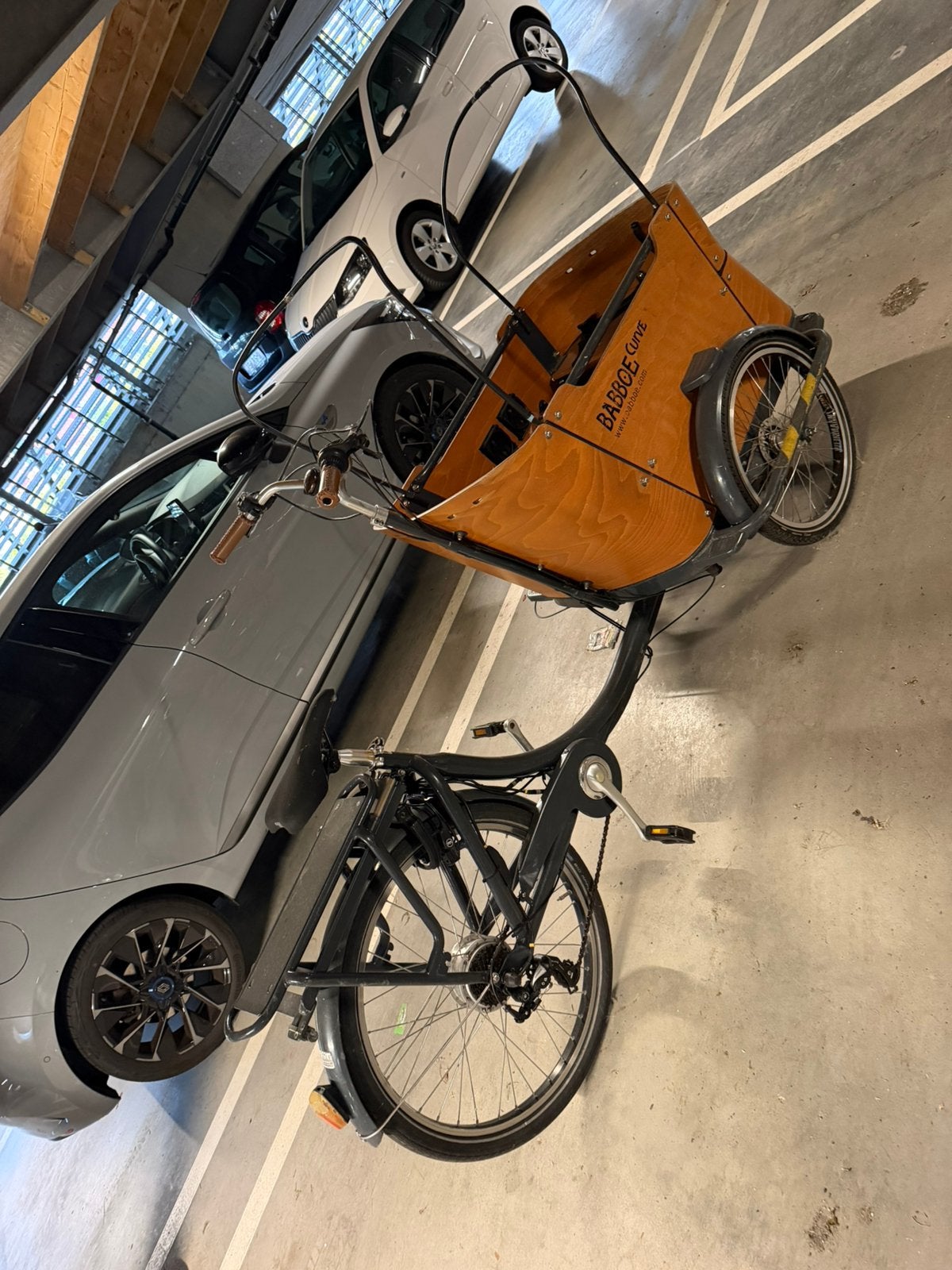 Babboe curv bakfiets electric, Ophalen of Verzenden, Zo goed als nieuw, 4 kinderen of meer