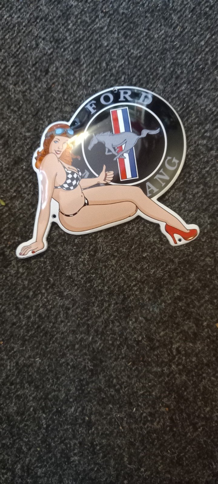 echt emaille reclame bordje zie foto, Ophalen of Verzenden, Zo goed als nieuw, Reclamebord