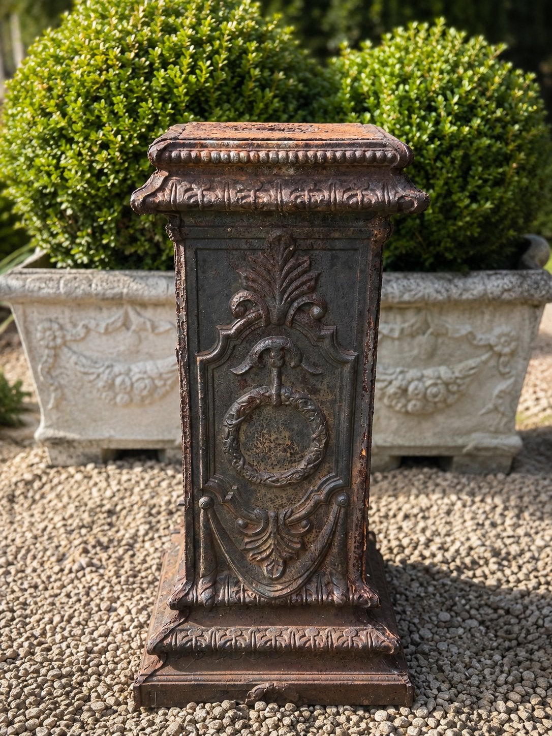 Per Sempre, Monumentale Gietijzeren Grote Zuil, Tuin en Terras, Tuinvazen, Ophalen, Gebruikt