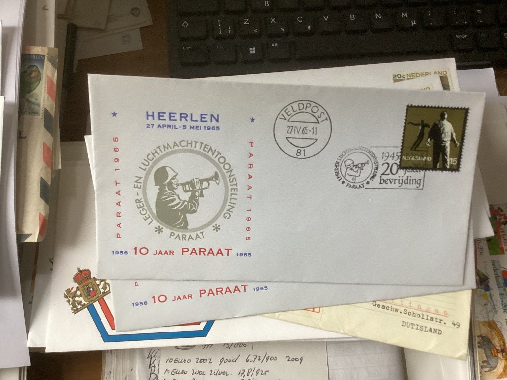 No2404 Veldpost Heerlen 10 jaar paraat 27-4-1965 Nederland, Ophalen, Onbeschreven, Nederland