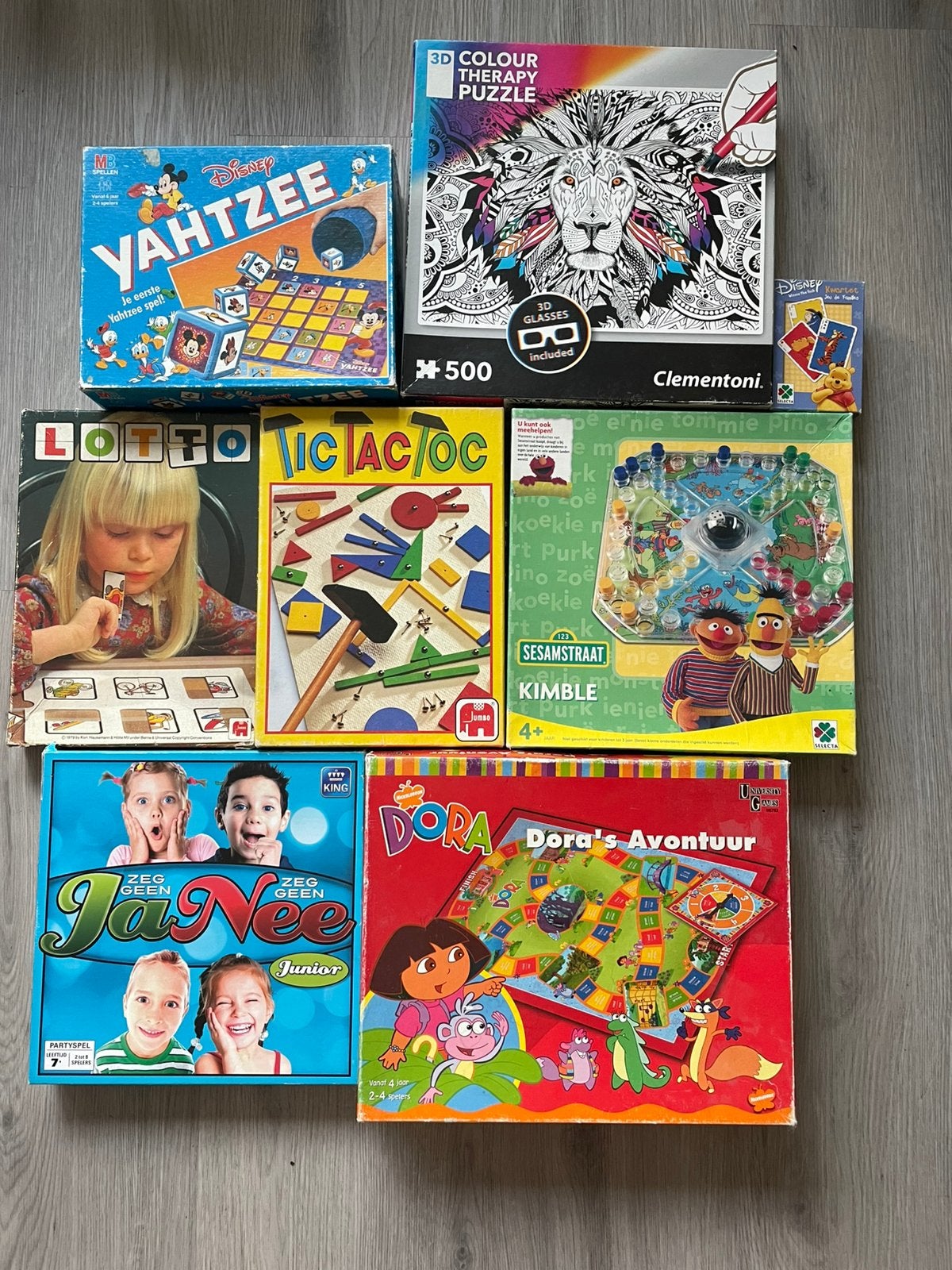 Spellen en puzzel set, Ophalen, Gebruikt, Jongen of Meisje