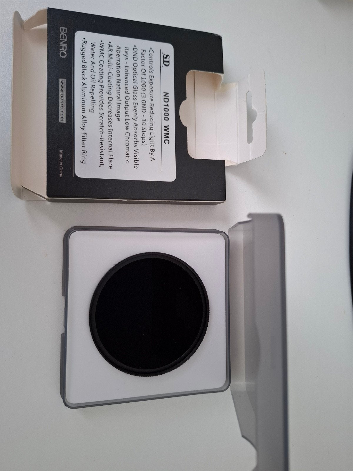Benro SD ND1000 WMC ND-filter - 10 stops, Overige merken, Multi-coating, Gebruikt, 60 tot 70 mm