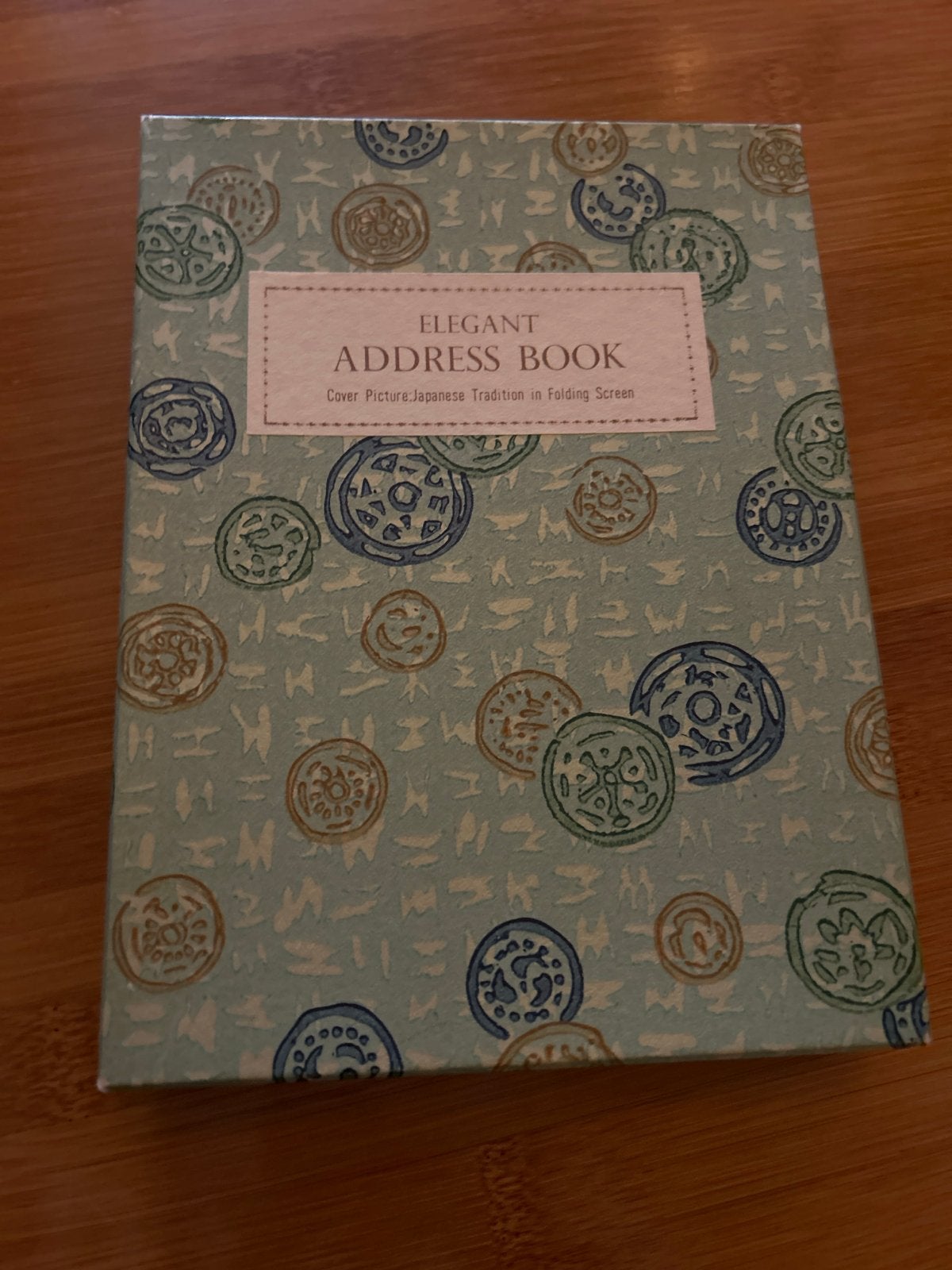 Adress book japanse  stijl, Diversen, Ophalen of Verzenden, Nieuw