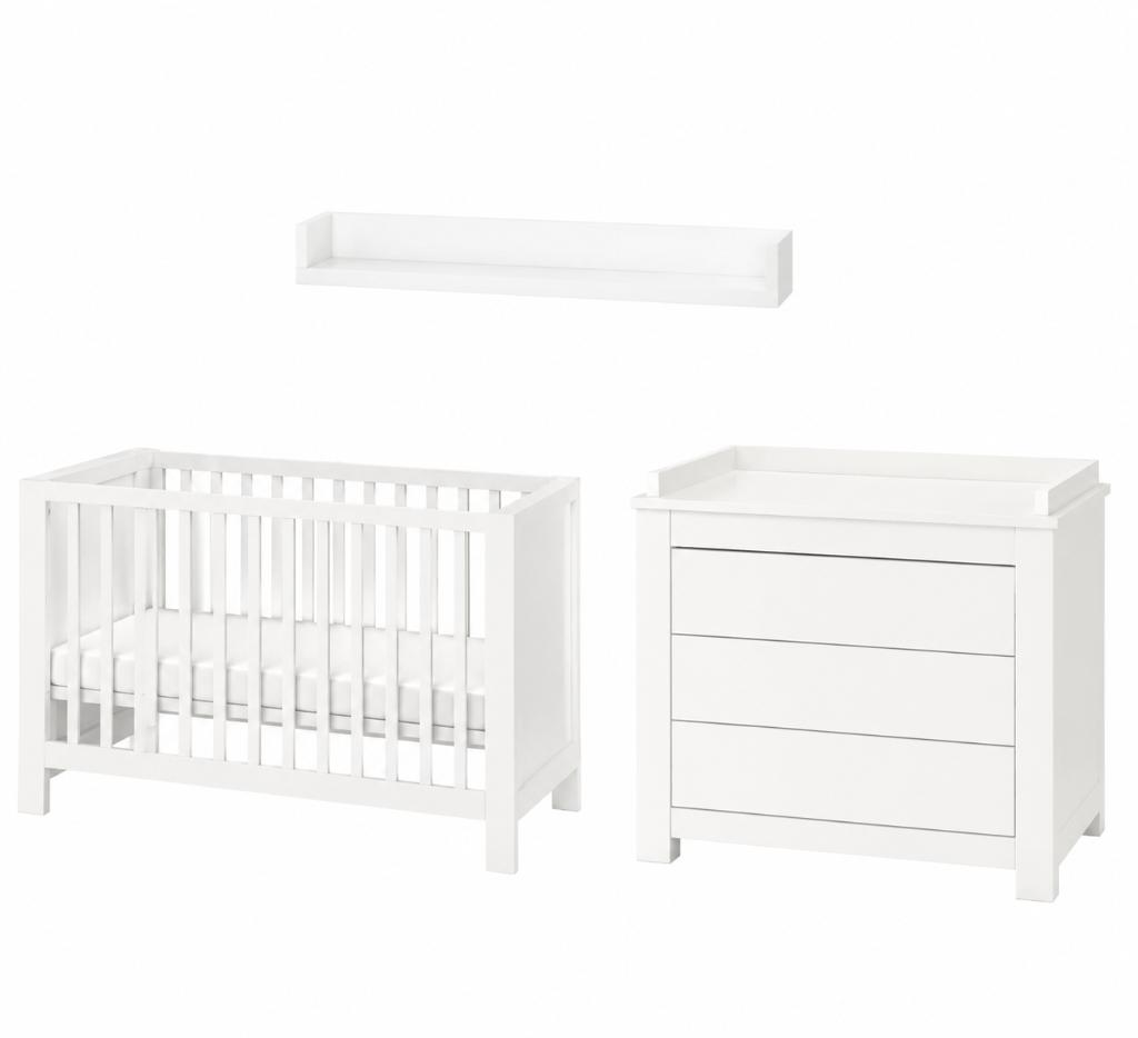 Babykamer Alaska commode + plank + ledikant, Ophalen, Gebruikt, Jongetje of Meisje