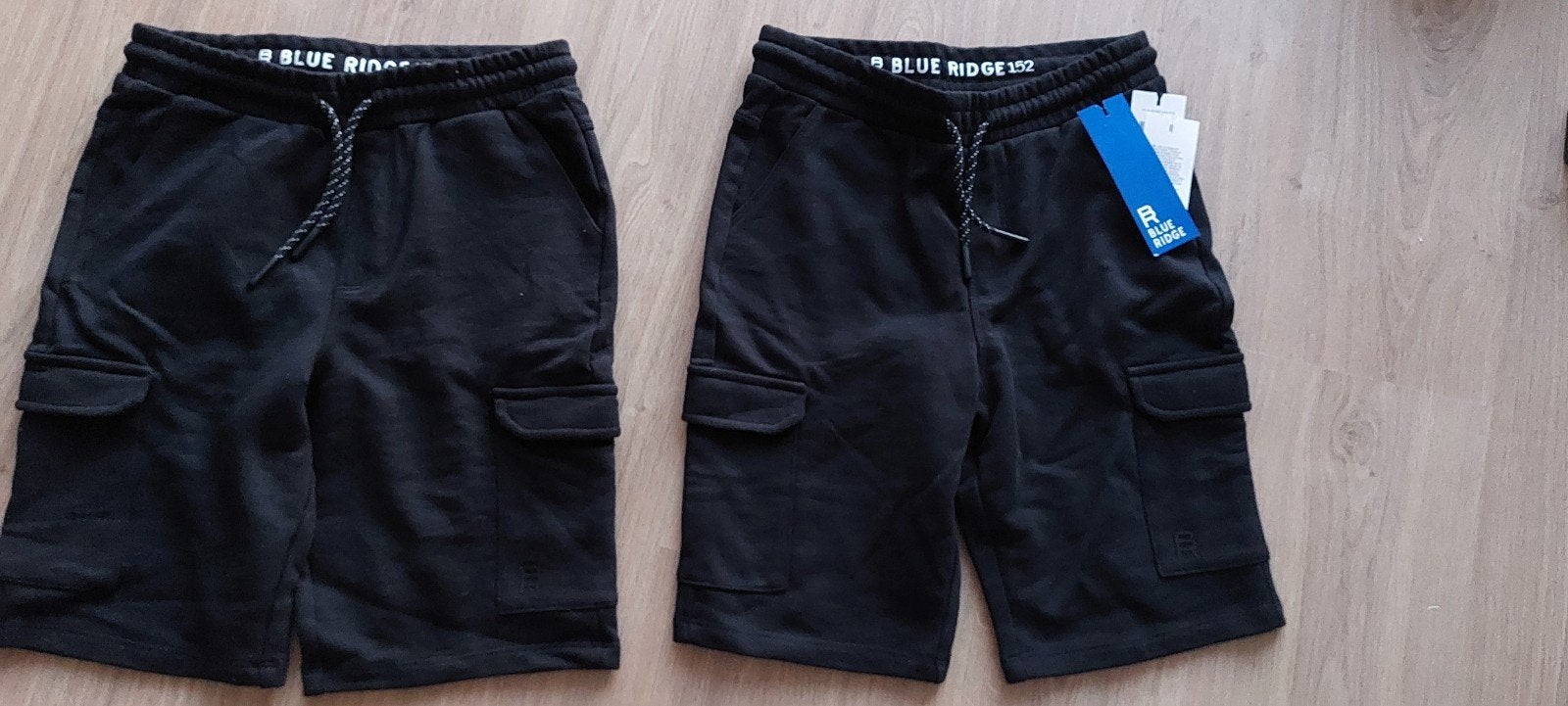 twee nieuwe zwarte korte broeken Blue Ridge maat 152, Kinderen en Baby's, Broek, Nieuw, Ophalen of Verzenden, Blue Ridge