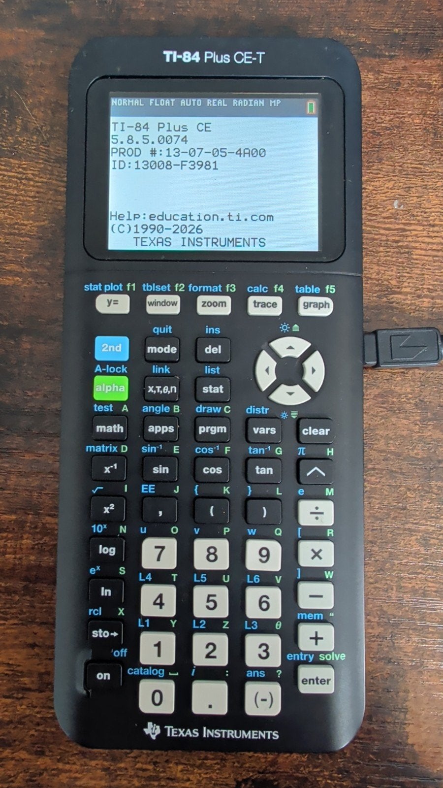 Texas Instruments TI-84 Plus CE-T grafische rekenmachine, Ophalen, Grafische rekenmachine, Zo goed als nieuw