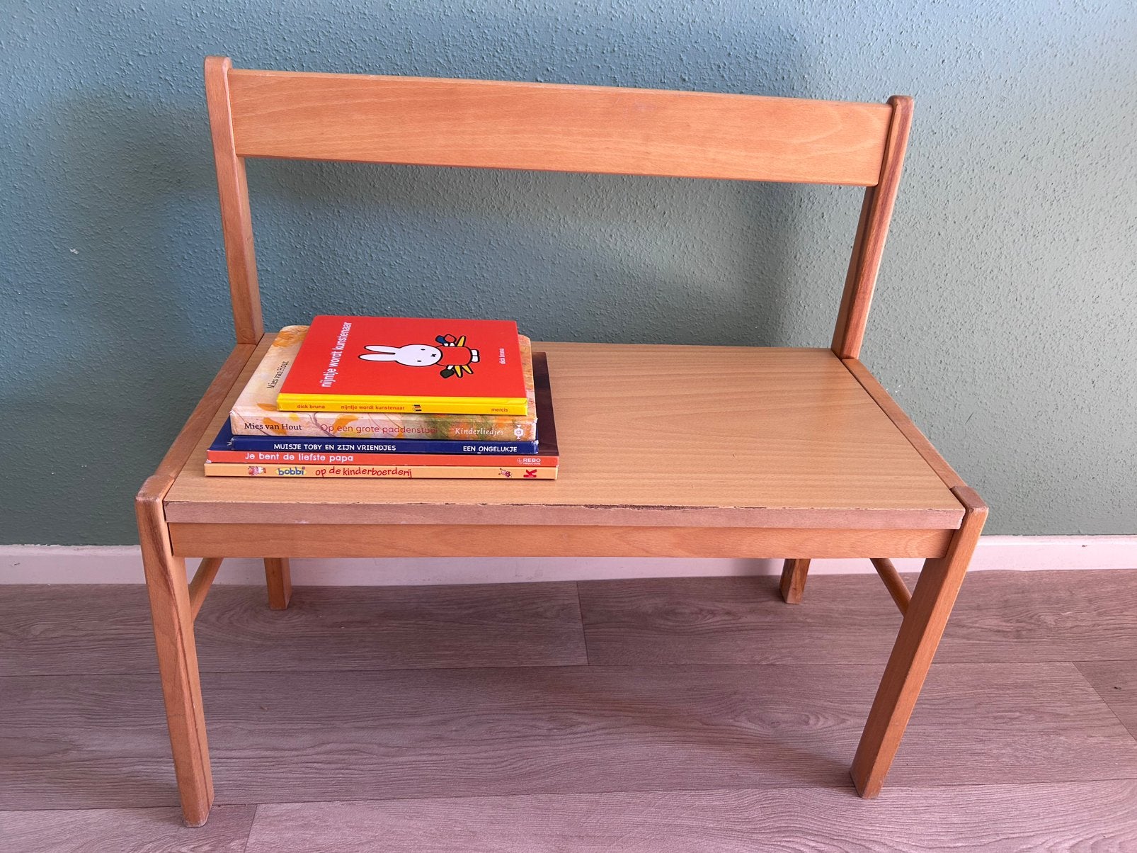 Leuk oud schoolbankje, Ophalen, Gebruikt, Stoel(en)