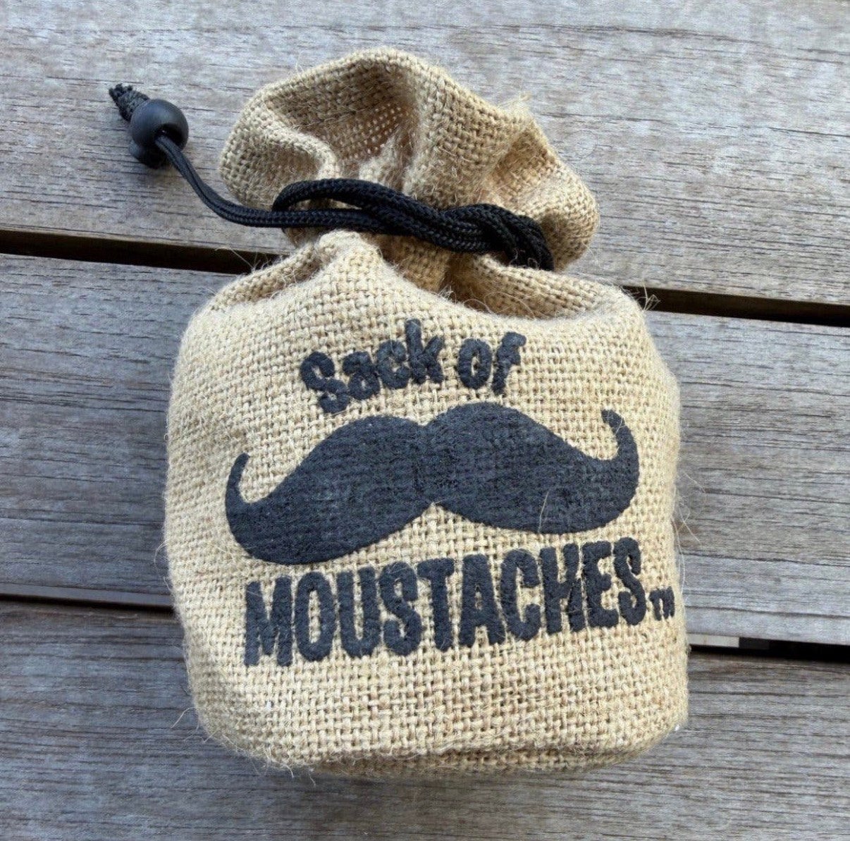 Sack of Moustaches - Grappige baardenset, Ophalen of Verzenden, Zo goed als nieuw