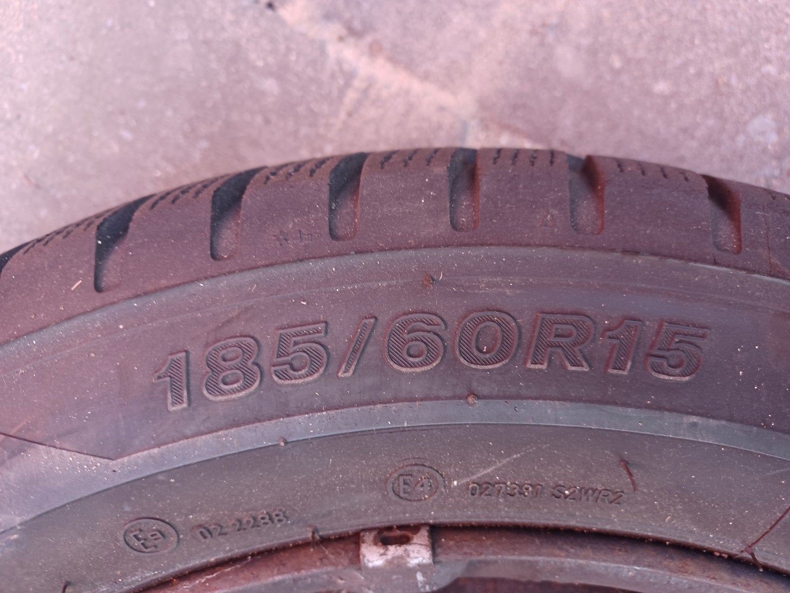 4x Firestone Winterhawk 3 Winterband 185/60 R15 88T, Ophalen, Gebruikt