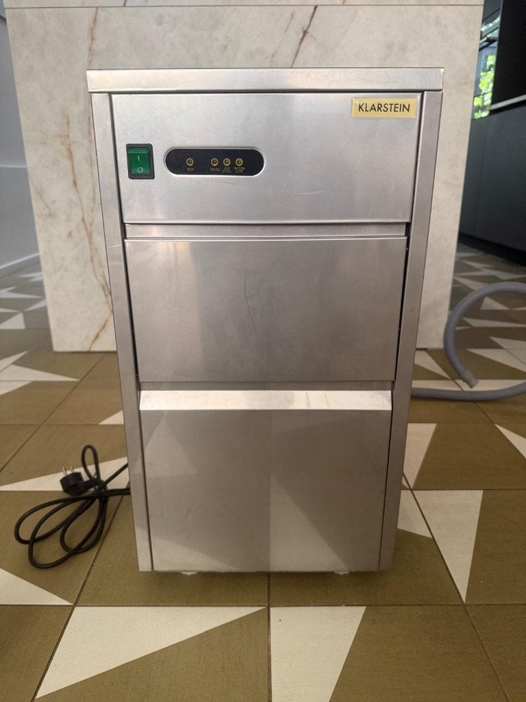 Klarstein Powericer 20kg/24h 3,5L Ijsblokjesmachine, Ophalen, Zo goed als nieuw, Zelfvriezend