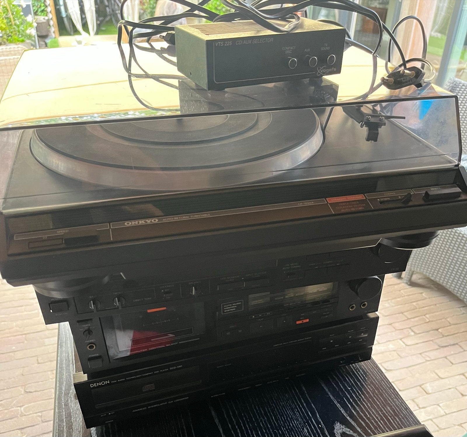 ONKYO & DENON Audio Set met Meubel - Voor de Kenner, Losse componenten, Niet werkend, Cd-speler, Ophalen