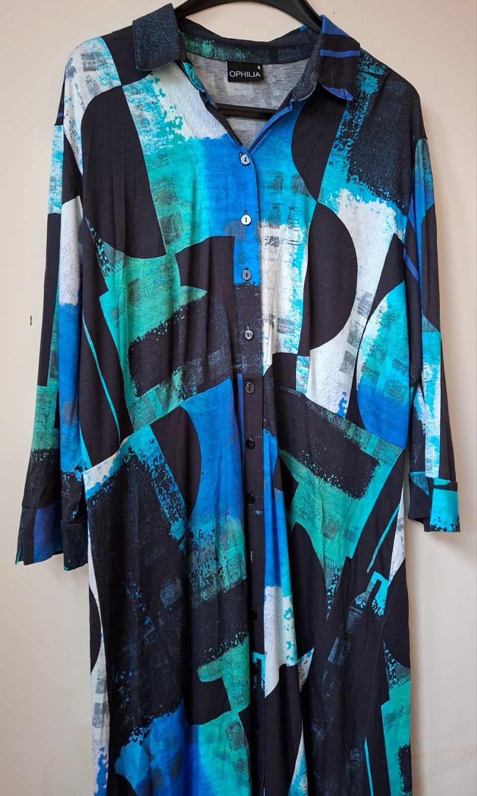 Midi jurk van Ophilia mt 52/54, Kleding | Dames, Ophilia, Verzenden, Zo goed als nieuw, Jurk