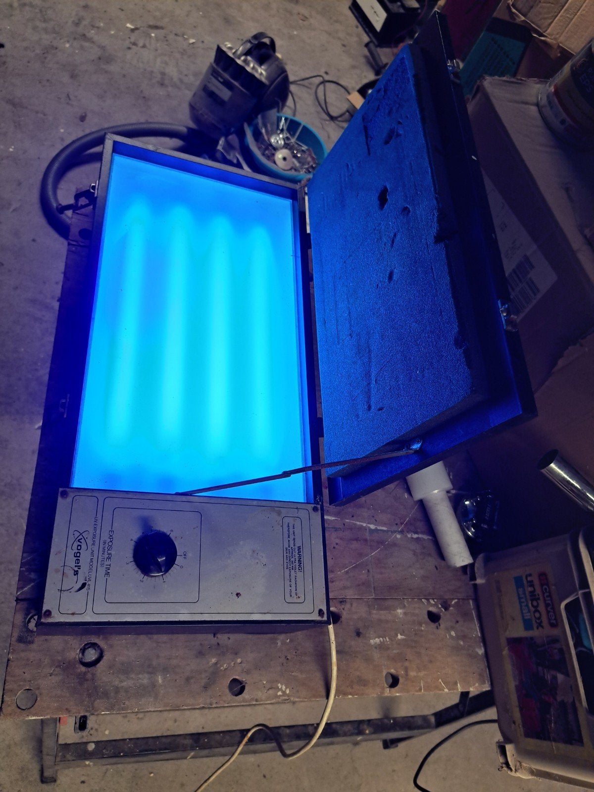 Vogel's UV Belichtingsbak LVL 415 voor Printplaten, Ophalen