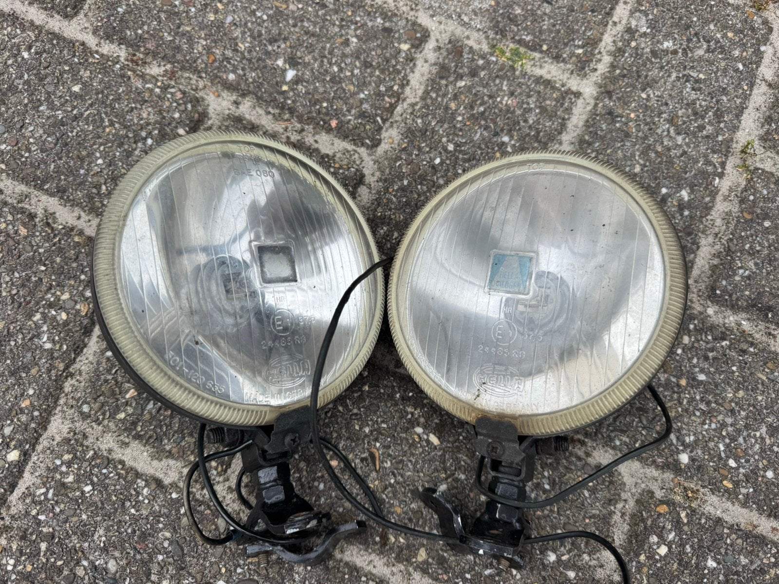 Setje extra (mist) lampen voor oldtimer motorfiets of auto, Ophalen of Verzenden, Gebruikt