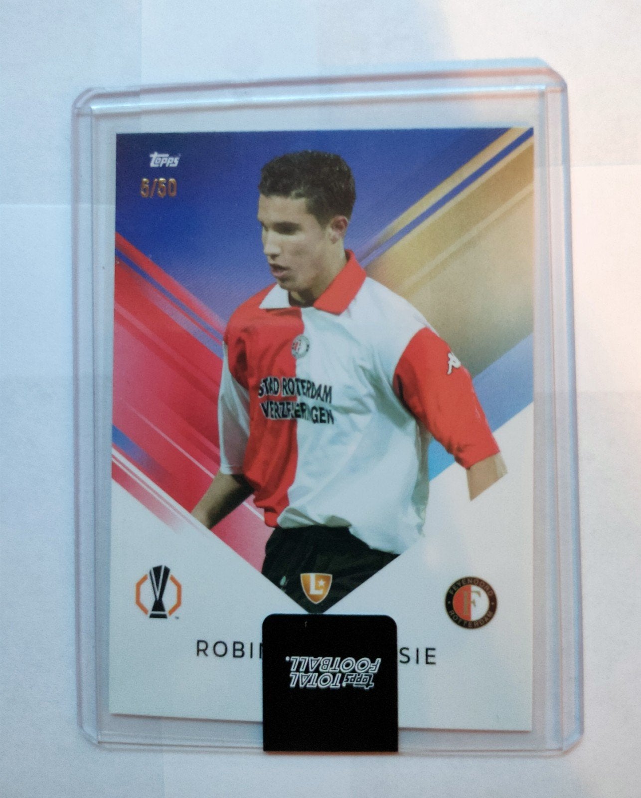 Robin van Persie Total Football 5/50 Rookie Feyenoord, Verzenden, Zo goed als nieuw, Buitenlandse clubs, Spelerskaart