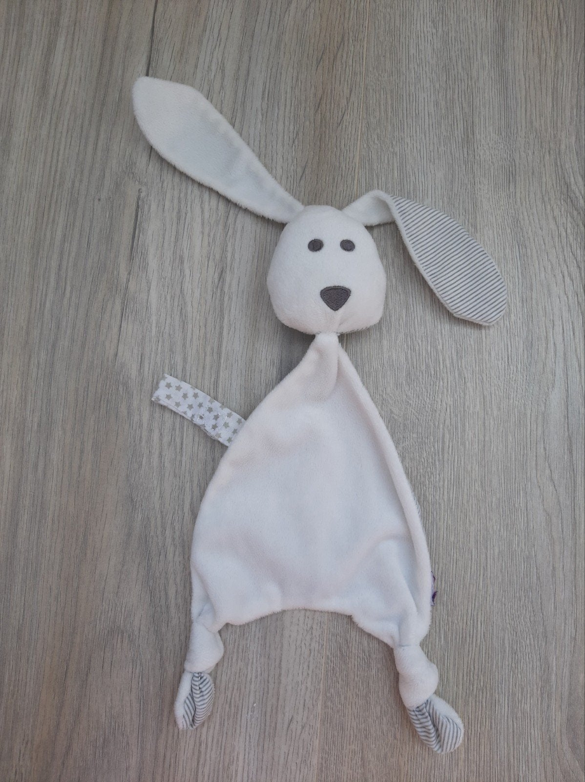 Knuffel knuffeldoekje prenatal konijn lapin peluche  K6634, Ophalen of Verzenden, Zo goed als nieuw, Konijn