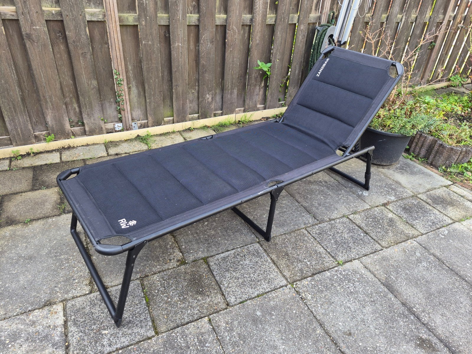 Redwood ligstoel, Tuin en Terras, Ophalen, Zo goed als nieuw, Aluminium, Inklapbaar