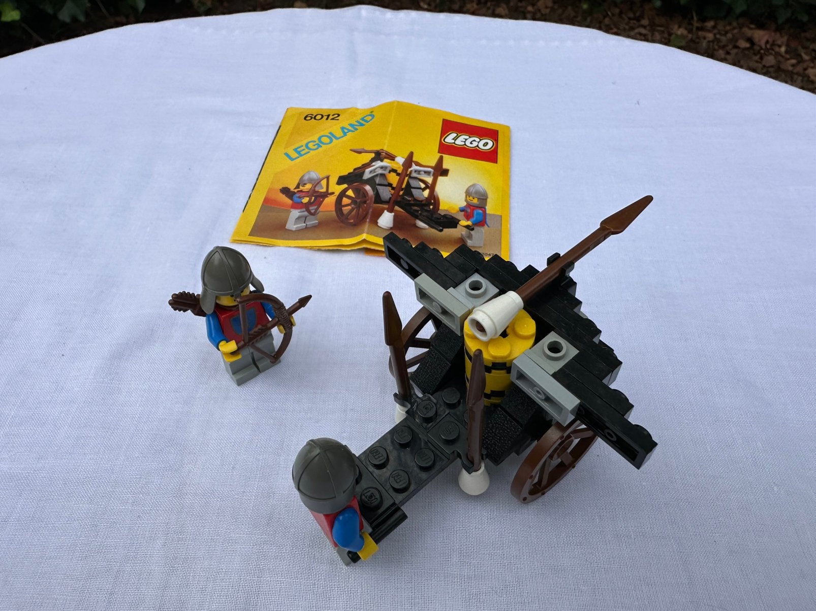Vintage lego 6012 ridders, compleet met handleiding., Kinderen en Baby's, Ophalen of Verzenden, Zo goed als nieuw