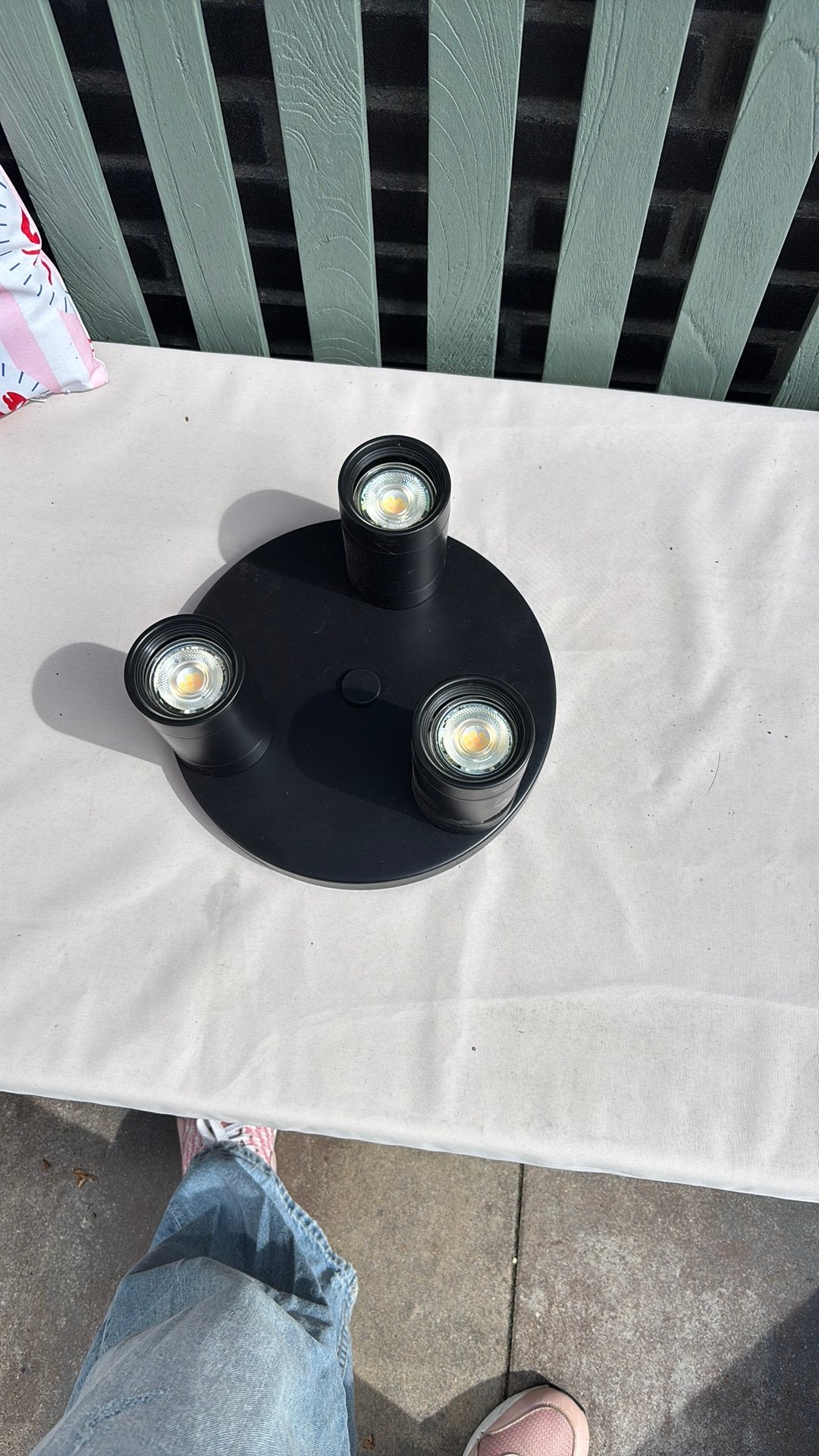 IKEA NYMÅNE plafondspot met 3 spots, Ophalen, Modern, 25 cm, Plafondlamp