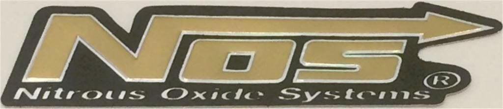 NOS, Nitrous Oxide Systems metallic sticker #5, Verzenden