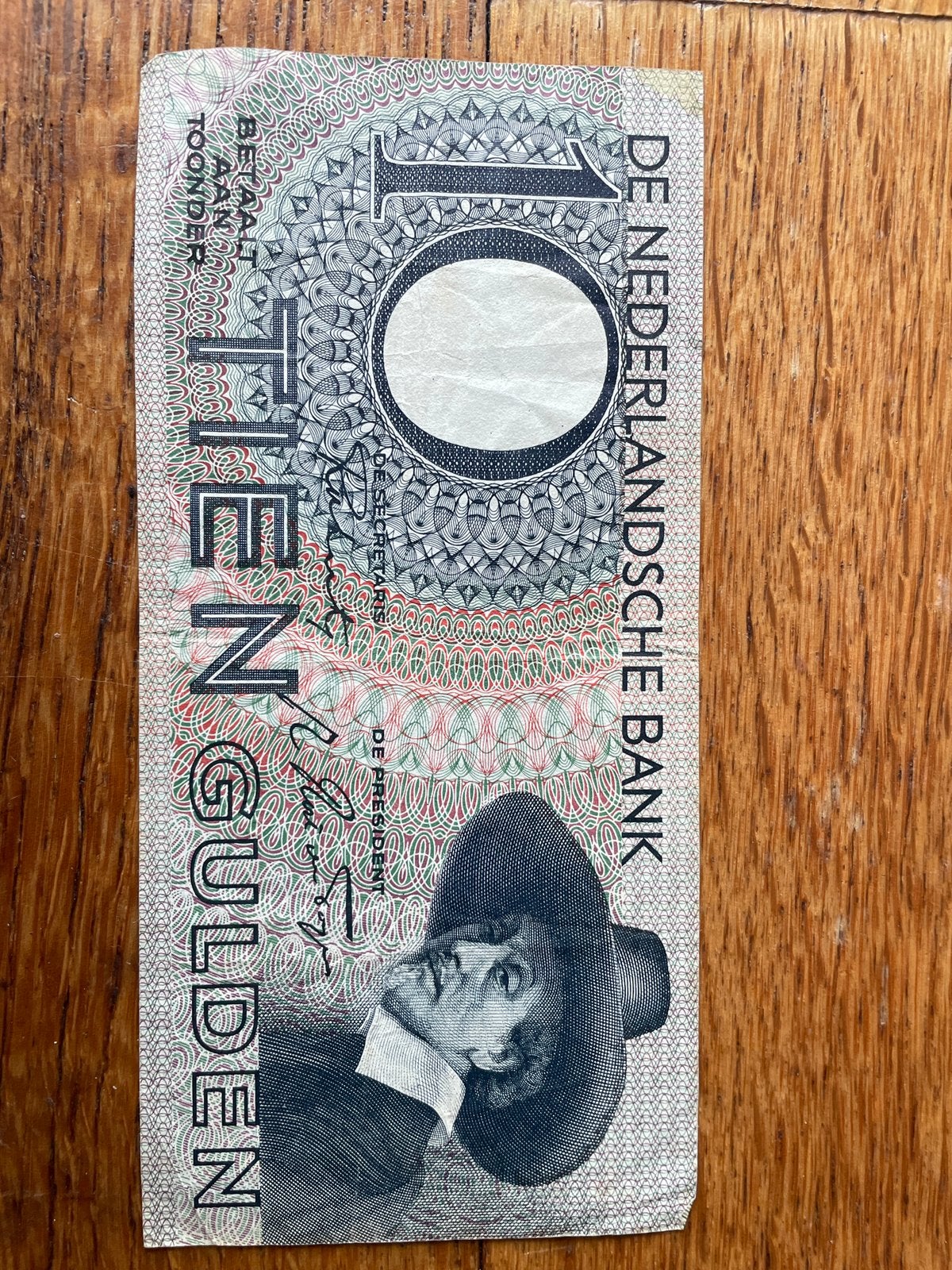 TIEN GULDEN BILJET, 7 FEBRUARI 1944, Postzegels en Munten, Bankbiljetten | Nederland, Ophalen, 10 gulden, Los biljet
