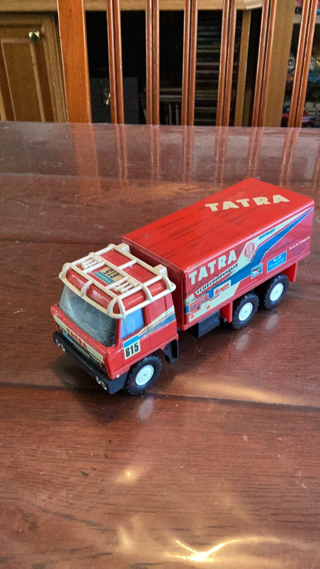 Tatra T815 rallye 1:43., Hobby en Vrije tijd, Ophalen of Verzenden, Gebruikt, Bus of Vrachtwagen, Overige merken