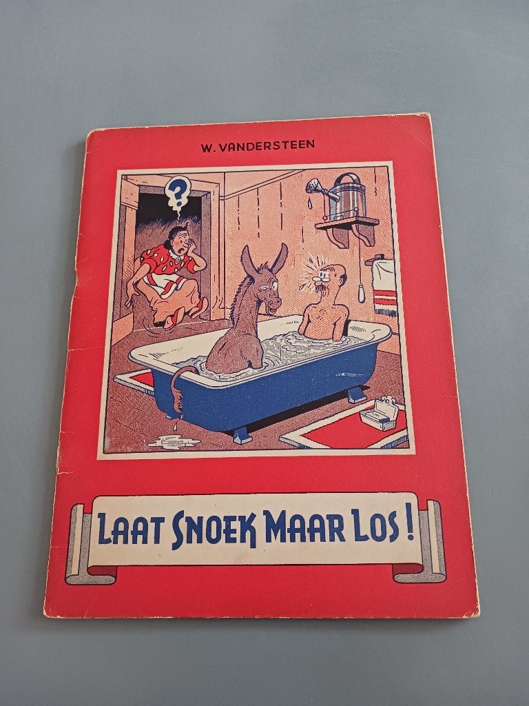 Snoek, laat Snoek maar los, herdruk '50, goede staat, Eén stripboek, Ophalen of Verzenden, Gelezen