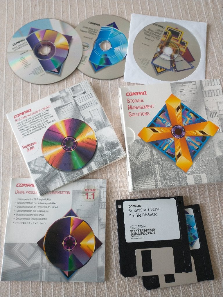 Vintage Compaq Server Software, Computers en Software, Ophalen of Verzenden, Gebruikt, Windows