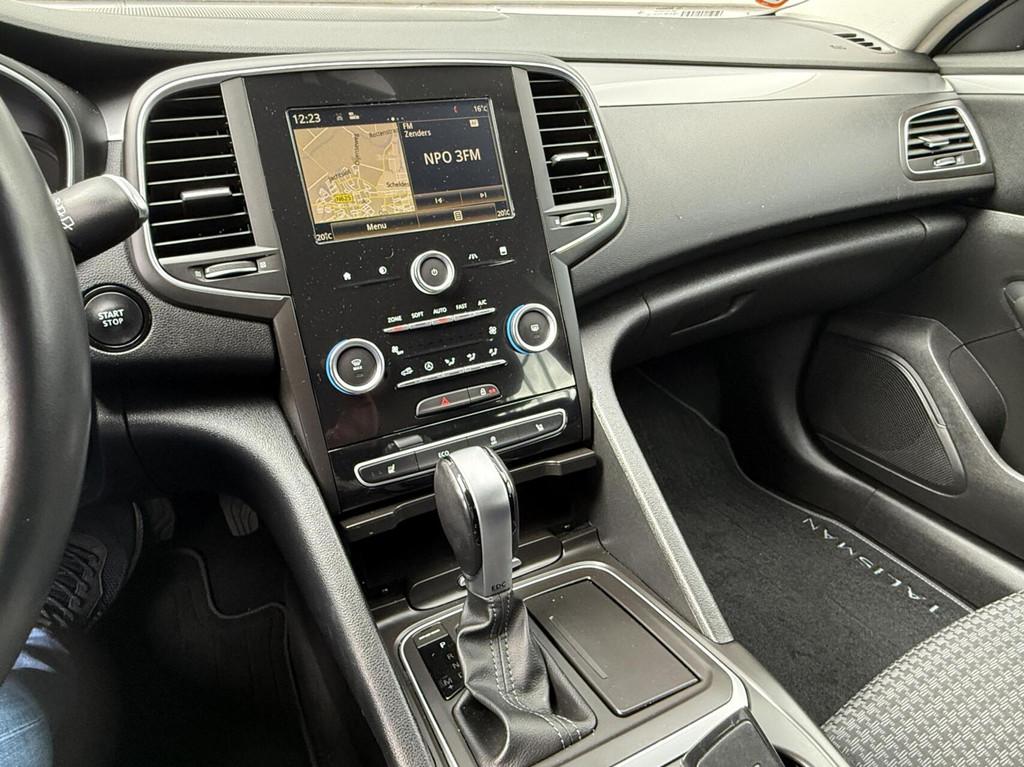 Renault Talisman Estate 1.6 TCe Intens Automaat |Airco|cruis, Auto's, Stof, Gebruikt, Zwart, 14 km/l