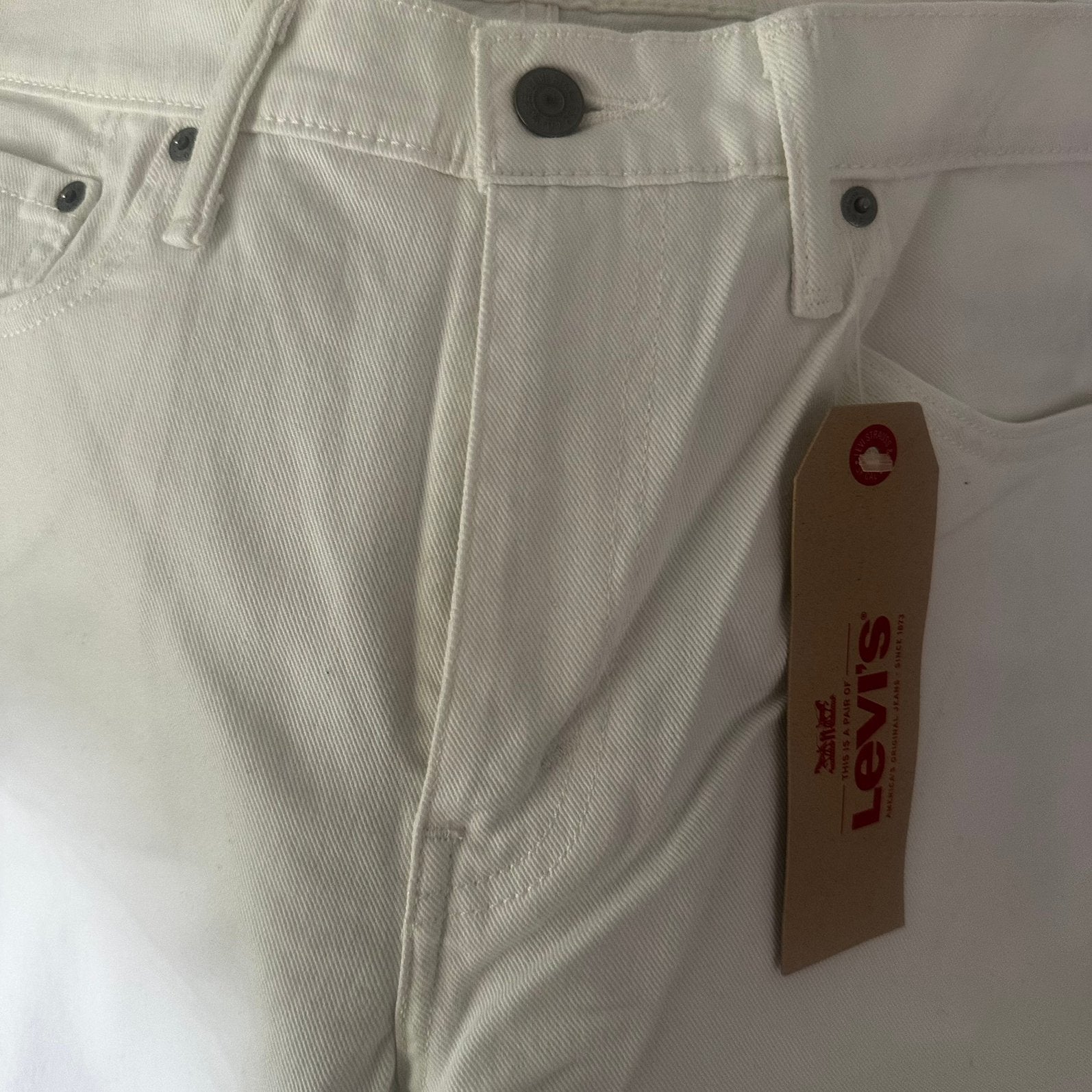 Levi’s nieuwe jeans maat 33 lengte 32, Verzenden, Nieuw, Wit