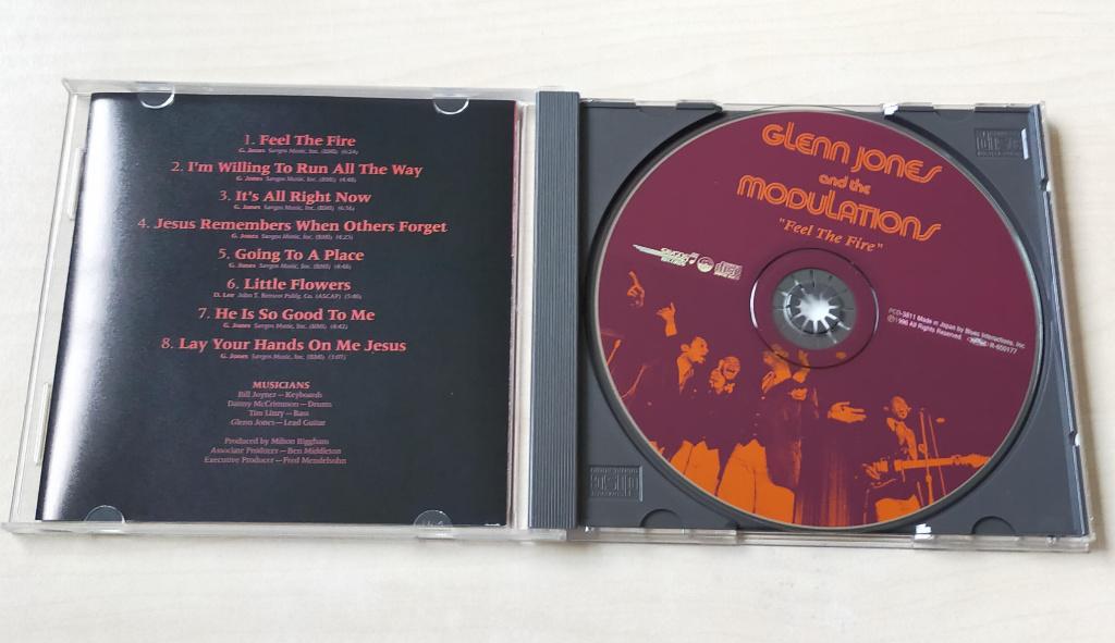 Glenn Jones and the Modulations - Feel The Fire CD Japan, Cd's en Dvd's, Ophalen of Verzenden, Zo goed als nieuw