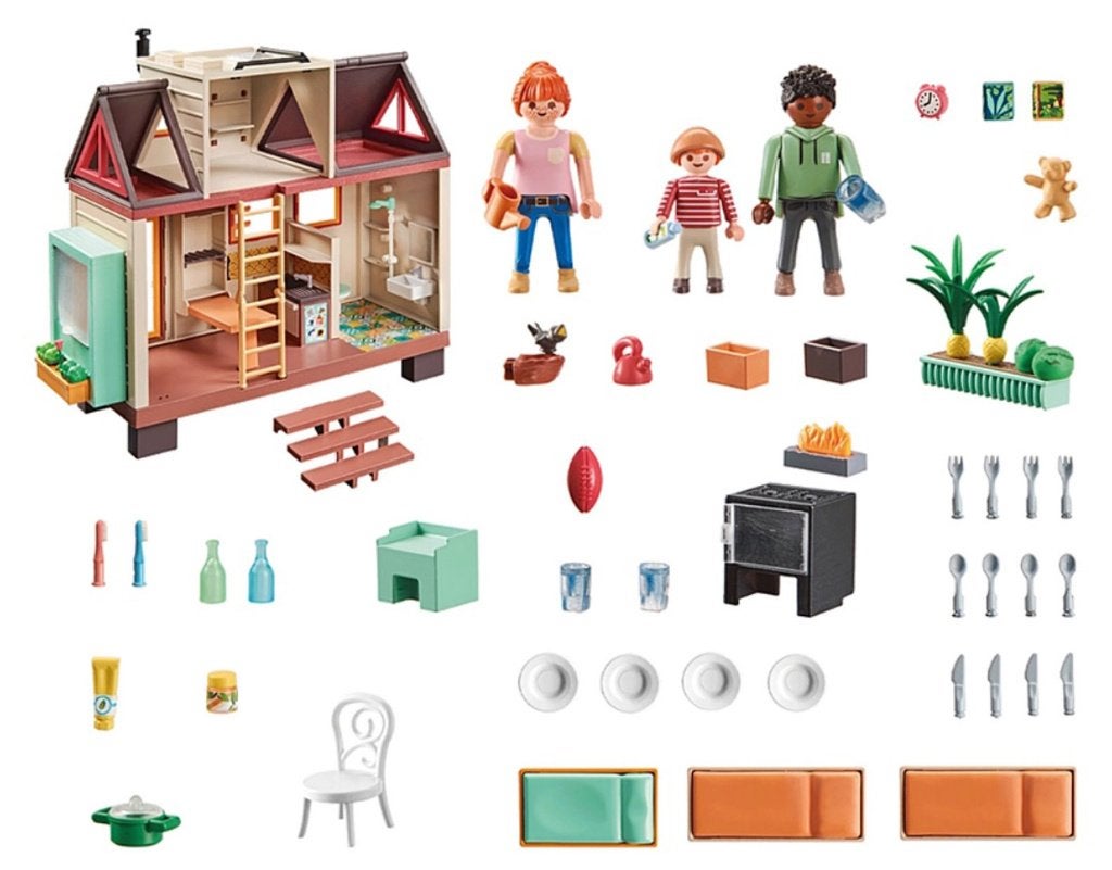 PLAYMOBIL My Life 71509 Tiny House 160 delig, Kinderen en Baby's, Speelgoed | Playmobil, Gebouw, Complete set, Nieuw, Ophalen of Verzenden