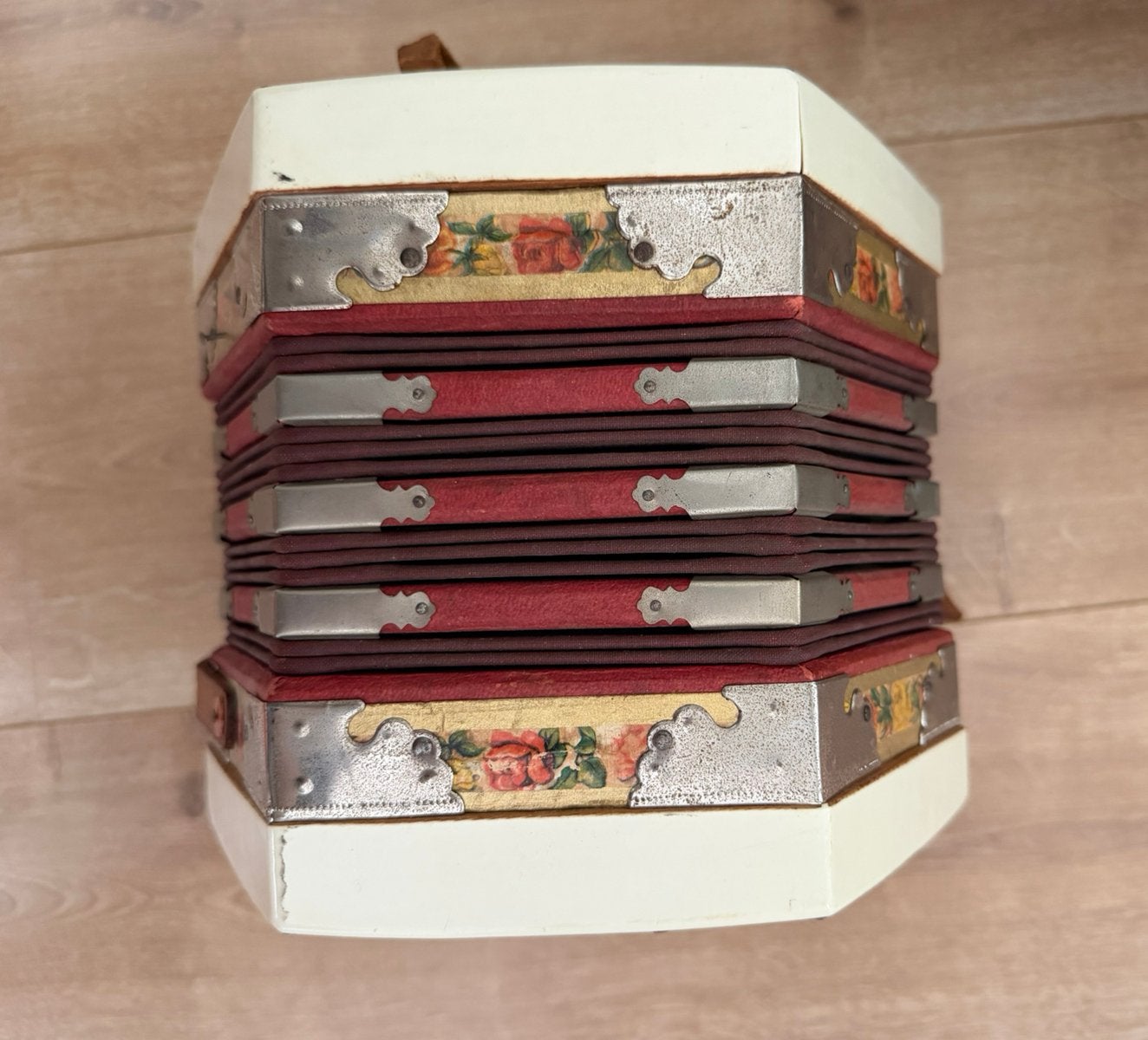 Vintage Scholer Germany concertina, Muziek en Instrumenten, Accordeons, Overige merken, Gebruikt, Overige formaten, Ophalen of Verzenden