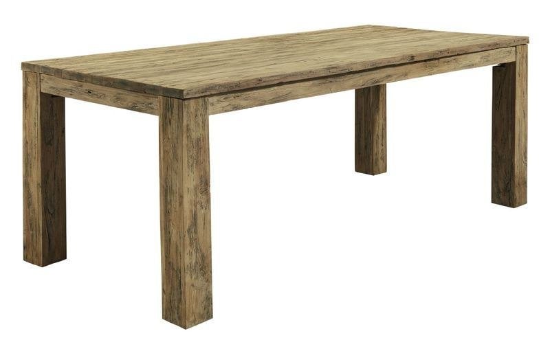 Eettafel TRAVI (Pronto Wonen) Teakhout 250 cm. NIEUW!!, Ophalen, 100 tot 150 cm, Teakhout, Landelijk