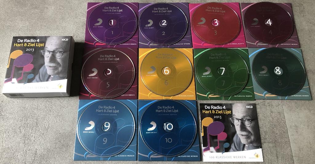 DE RADIO 4 HART & ZIEL LIJST 2013 - BOXSET 10 CD'S, Cd's en Dvd's, Boxset, Ophalen of Verzenden, Zo goed als nieuw, Overige typen