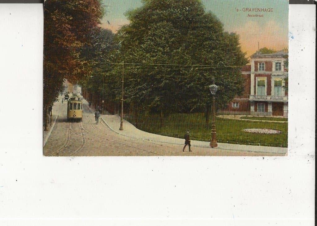 den Haag Javastraat met Tram GR Monster 6 sept 1907, Verzamelen, Ophalen of Verzenden, Voor 1920, Gelopen, Zuid-Holland