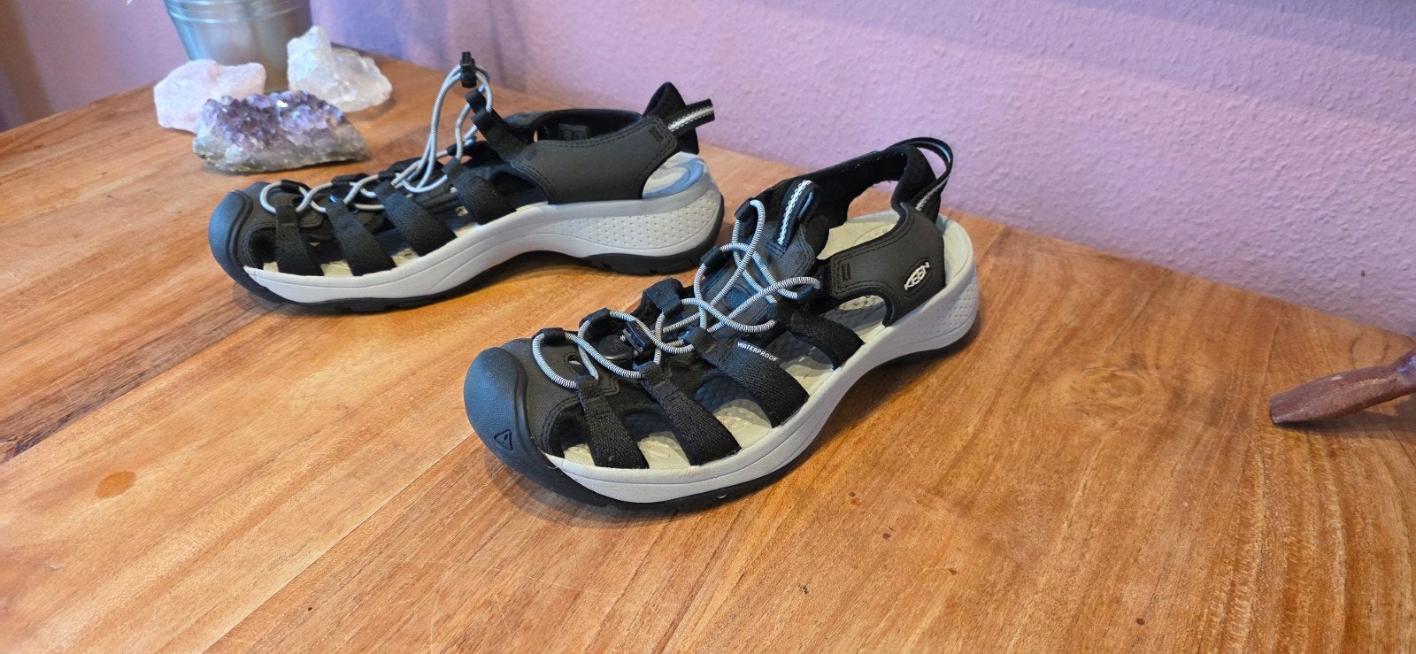 Keen sandalen zwart maat 41, Keen, Zwart, Zo goed als nieuw, Sandalen of Muiltjes