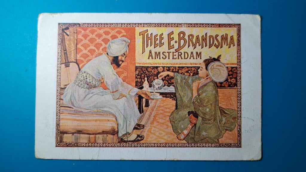 Amsterdam Theehandel E.Brandsma, Ophalen of Verzenden, Voor 1920, Ongelopen, Noord-Holland