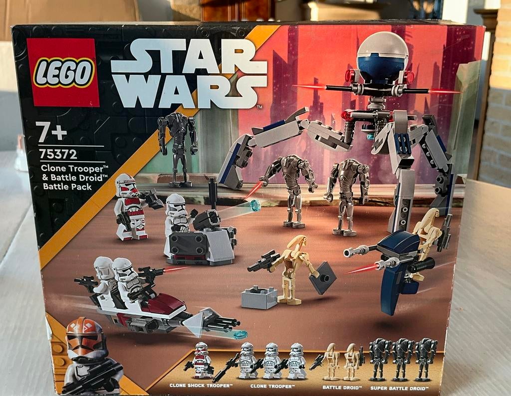 LEGO Star Wars Clone Trooper & Battle Droid Battle 75372, Kinderen en Baby's, Speelgoed | Duplo en Lego, Ophalen of Verzenden