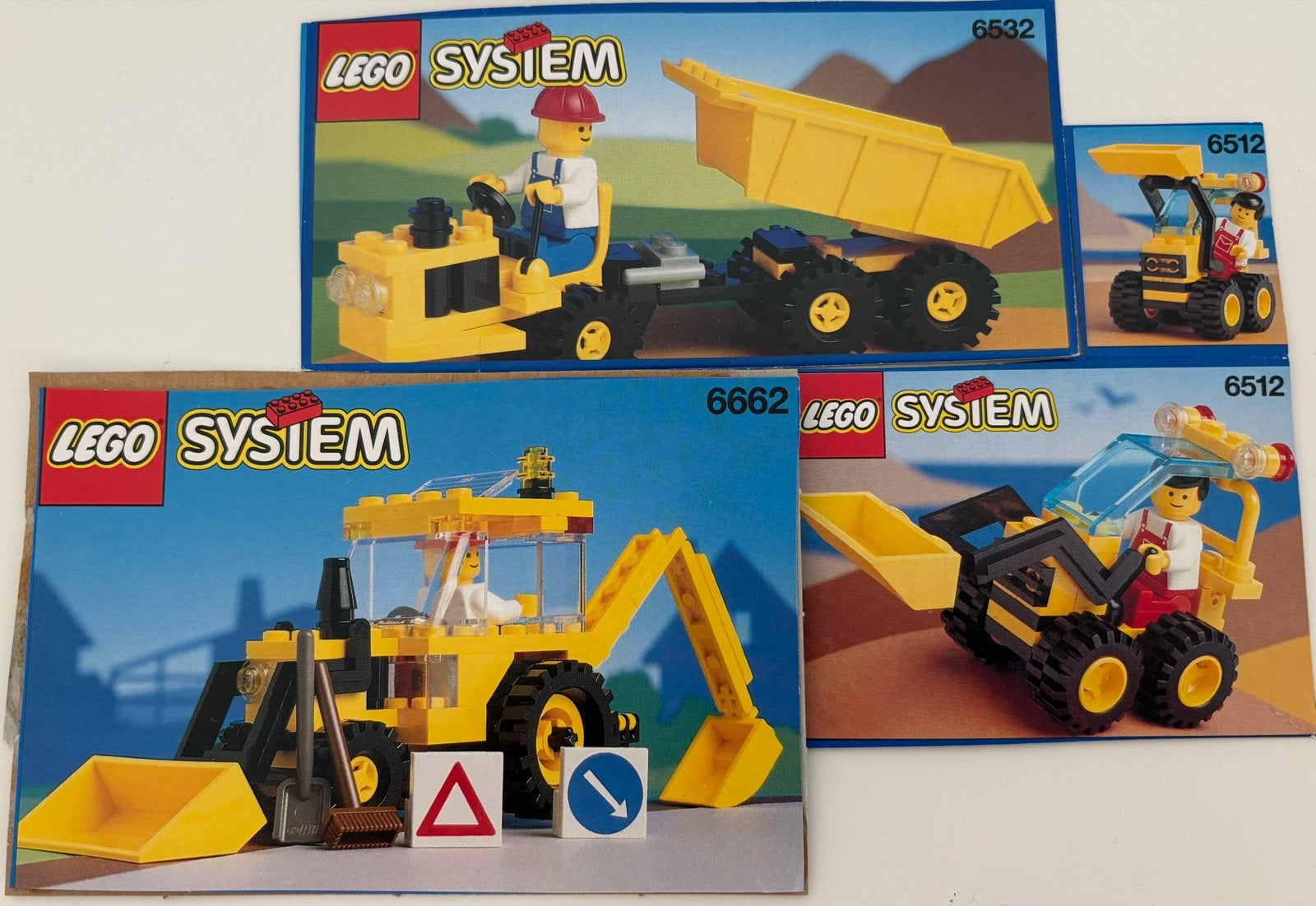 Lego modellen 6662, 6512, 6532 + bouwboekjes, Ophalen of Verzenden, Gebruikt, Lego