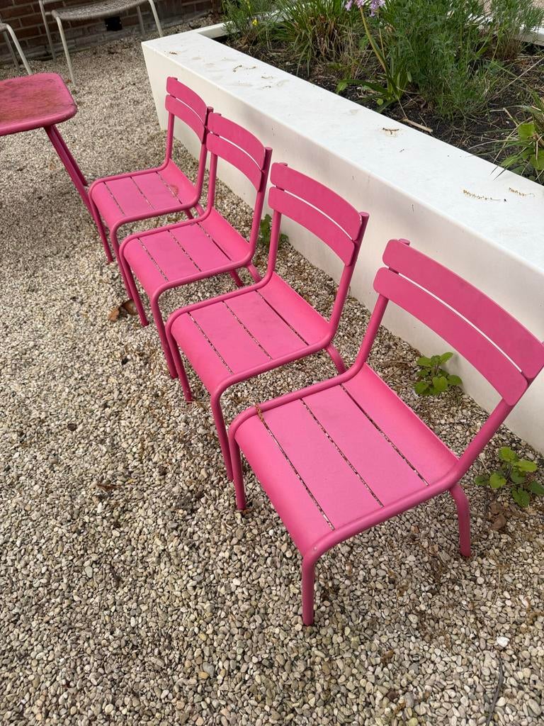 Fermob kindersetje, Tuin en Terras, Tuinstoelen, Ophalen, Gebruikt, Aluminium
