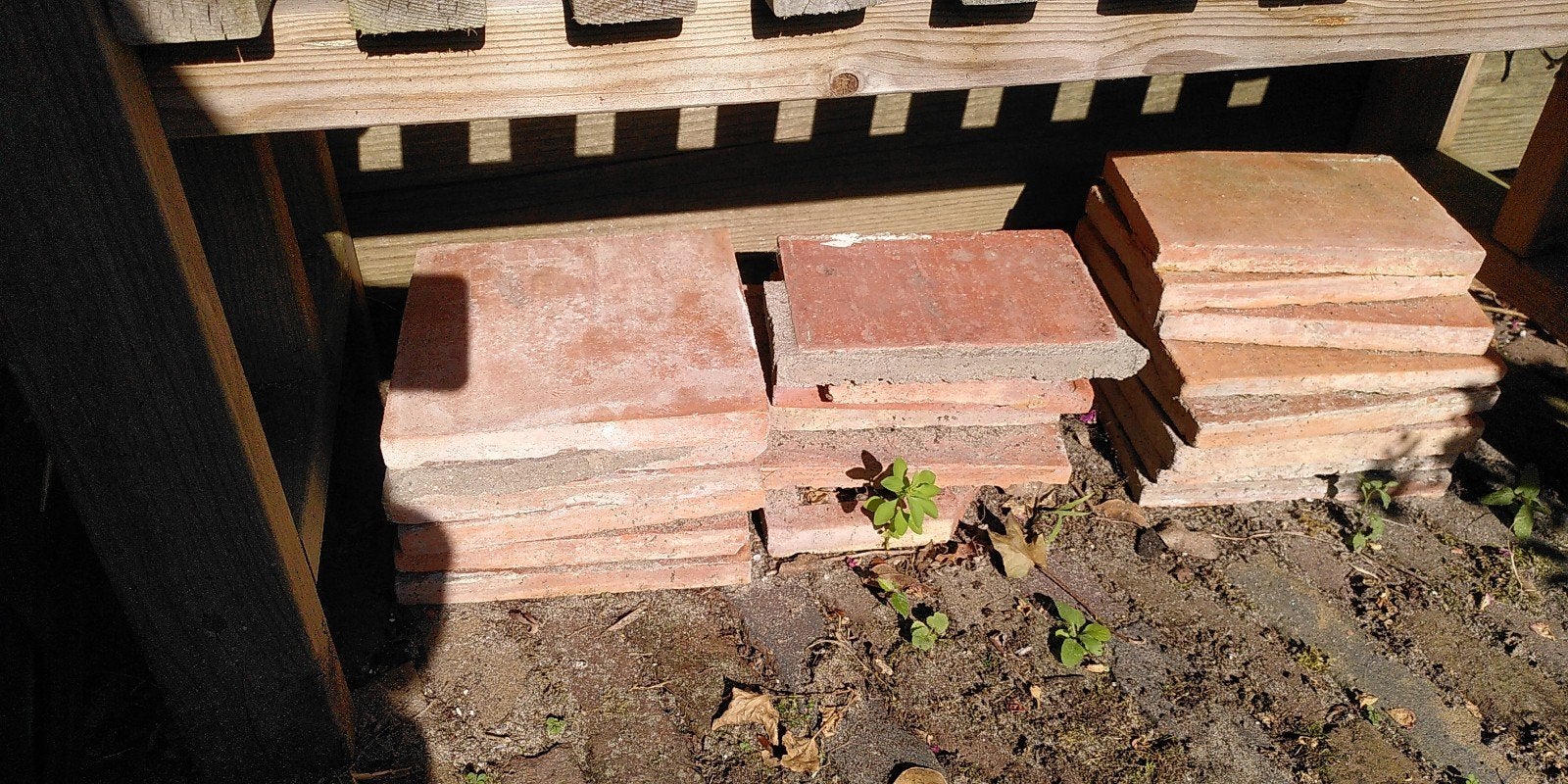 Gebruikte terracottategels (20x20), Ophalen, Gebruikt, Keramiek, 5 tot 10 m²