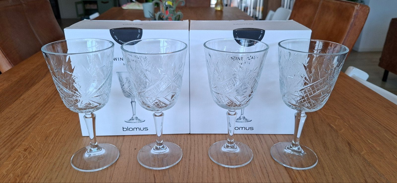 Blomus Amilio Wijnglazen - Set van 4.  NIEUW, Ophalen of Verzenden, Nieuw, Glas
