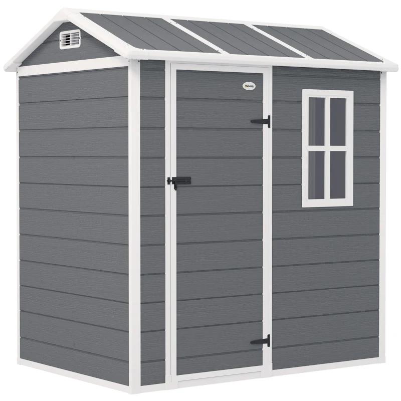 Tuinberging Kunststof Grijs - Compact & Duurzaam NIEUW, Tuin en Terras, Tuinhuizen, Ophalen of Verzenden, Nieuw, Kunststof