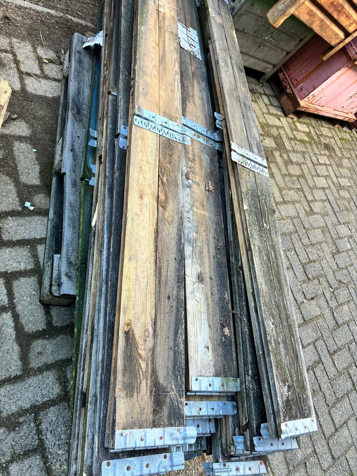 Palletranden voor blokpallets of CP1 pallets 100x120 cm, Ophalen of Verzenden, 50 mm of meer, Pallet, Minder dan 200 cm