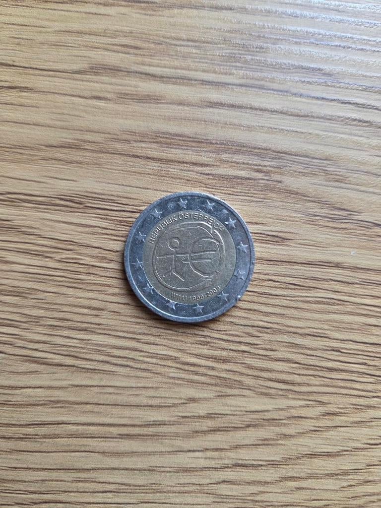 Stickman 2 euro munt uit Oostenrijk, Postzegels en Munten, Ophalen of Verzenden, Oostenrijk, 2 euro
