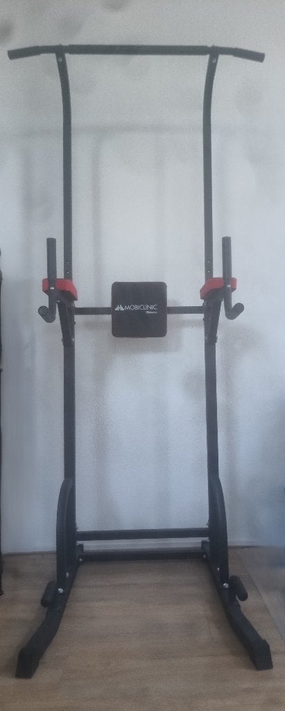 Krachstation/optrek, pushup en dip -in hoogte verstelbaar, Sport en Fitness, Ophalen, Benen, Krachtstation, Zo goed als nieuw