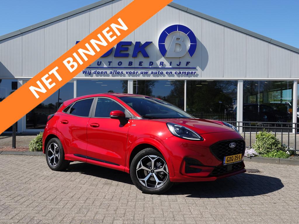Ford Puma 1.0 EcoBoost Hybrid 125PK ST-Line LED | NAVI | ECC, Auto's, Ford, Bedrijf, Te koop, Puma, ABS, Achteruitrijcamera, Airbags